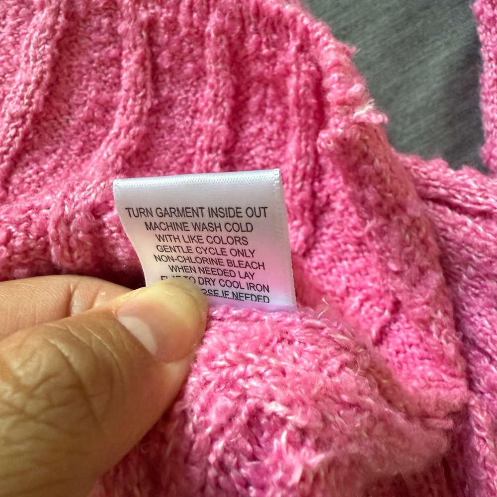 PacSun Vibrant Pink Women's Cardigan - Picture 5 of 5